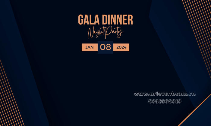 15 Mẫu Thiết kế Backdrop Tổ Chức Gala Dinner