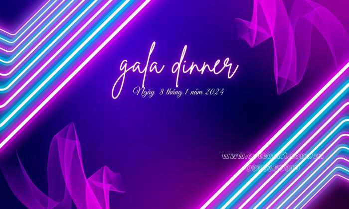 15 Mẫu Thiết kế Backdrop Tổ Chức Gala Dinner