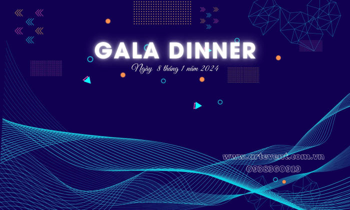 15 Mẫu Thiết kế Backdrop Tổ Chức Gala Dinner