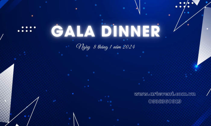 15 Mẫu Thiết kế Backdrop Tổ Chức Gala Dinner