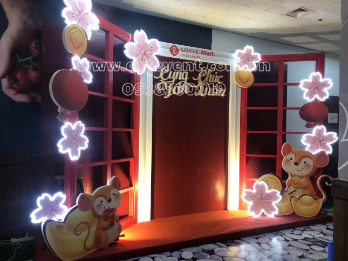 Trang trí Photobooth, Tiểu Cảnh Tết