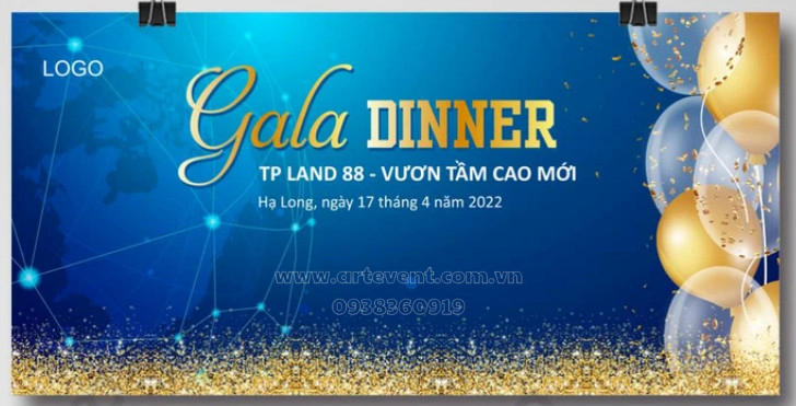 5 Mẫu Ý Tưởng Backdrop Tổ Chức Gala Dinner