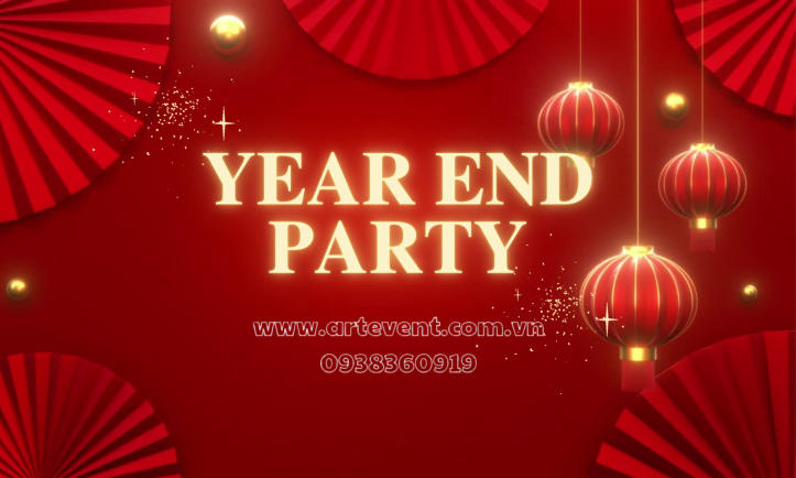 15 Mẫu Thiết kế Backdrop Tổ Chức Year End Party