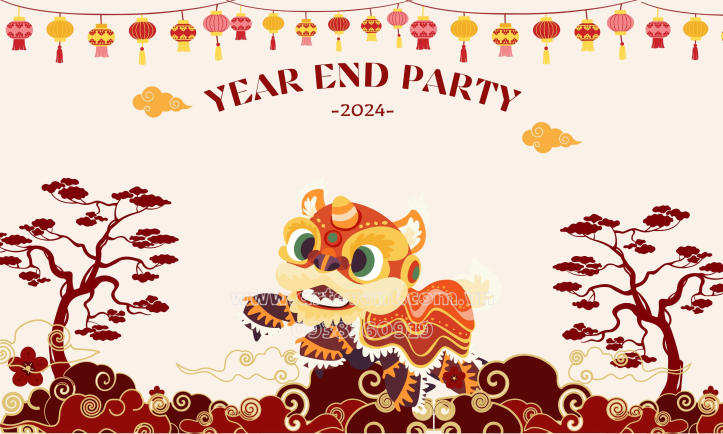 15 Mẫu Thiết kế Backdrop Tổ Chức Year End Party