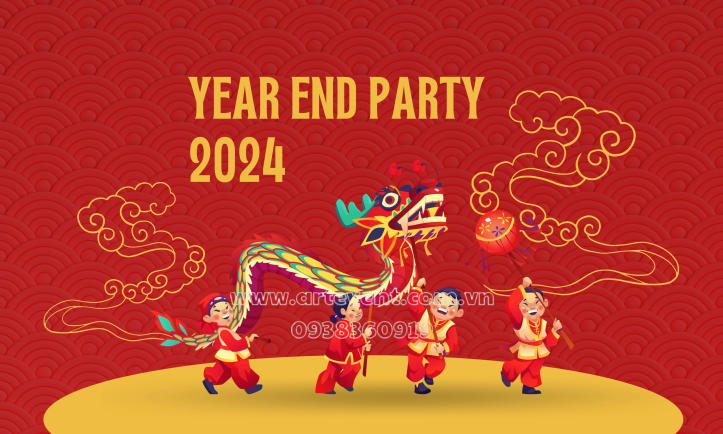 15 Mẫu Thiết kế Backdrop Tổ Chức Year End Party