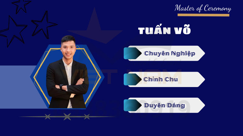 Tổ chức Sự Kiện - Profile Mc Tuấn Võ