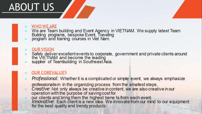 [Profile] Hồ Sơ Năng Lực Công ty Tổ chức Sự Kiện Team Building