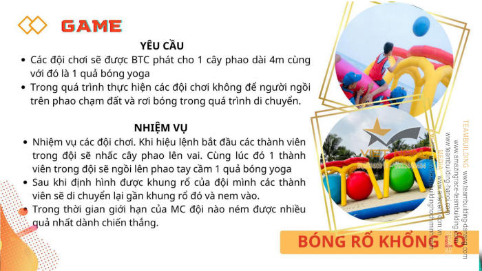 Trò chơi Team Building trên bãi biển