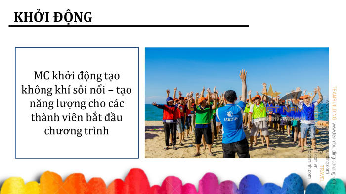 Kich bản Team Building - Phần Khởi động