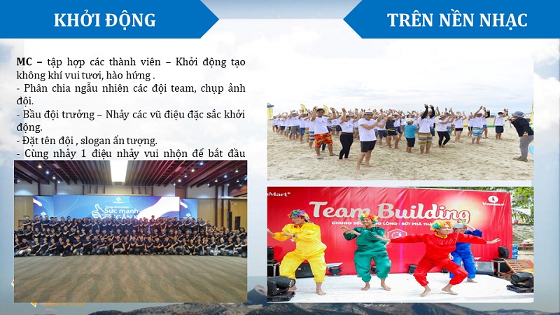 Kich bản Team Building - Phần Khởi động