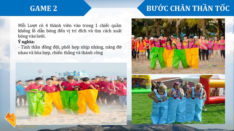 Trò chơi Team Building trên bãi biển