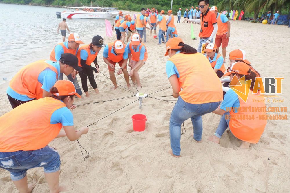 Bãi biển Cù Lao Chàm nơi tổ chức TeamBuilding ngày 22.9