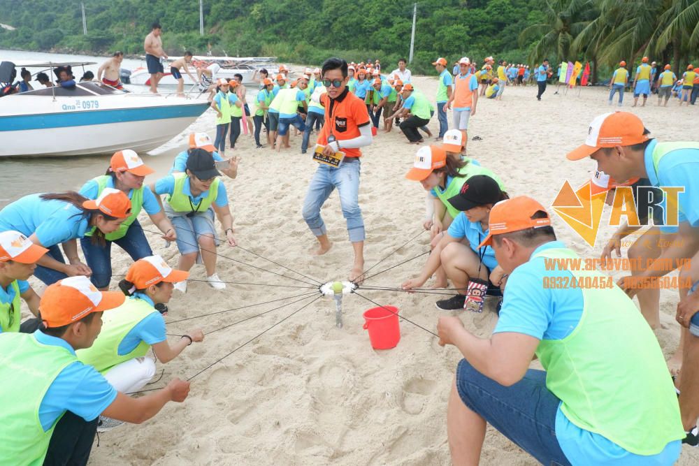 Trò chơi Team Building Tổ chức tại Cù Lao Chàm