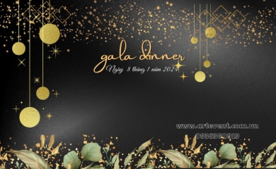 15 Mẫu Thiết kế Backdrop Tổ Chức Gala Dinner