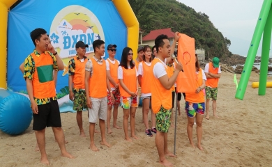 TeamBuilding tổ chức tại Cảng Tiên Sa - Đất Xanh Đà Nẵng 28.3