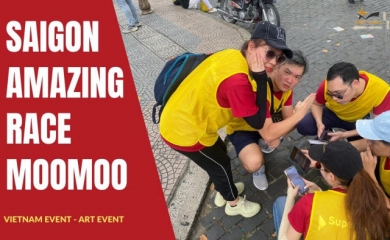 Tổ chức Amazing Race Sài Gòn - Team Building - MooMoo