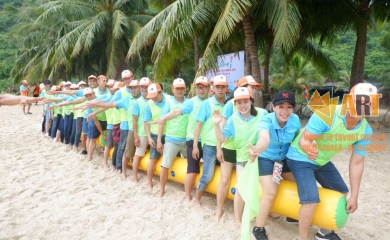 TeamBuilding tổ chức tại Cù Lao Chàm - Word Hard - Play hard - KCV